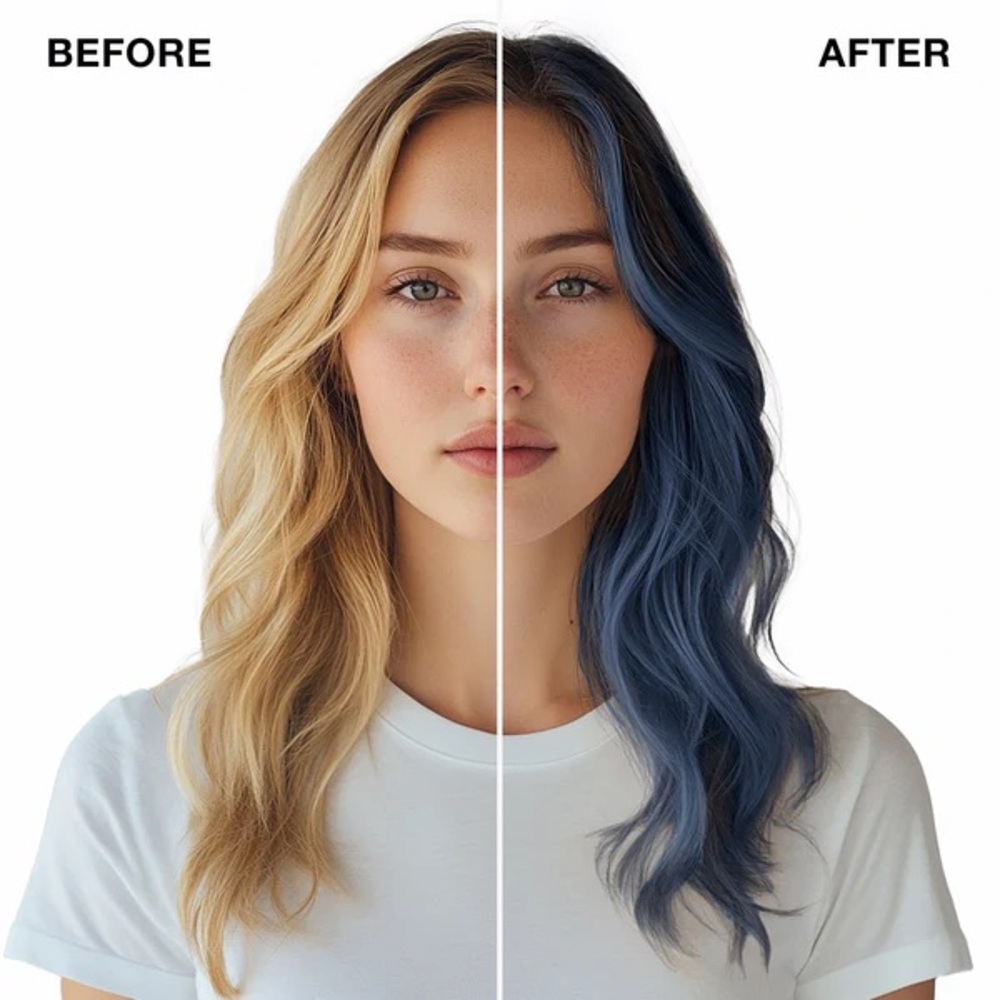 IGK Color Depositing Hair Mask - Peek-A-Blue - Semi-Permanent Color 6.0fl oz